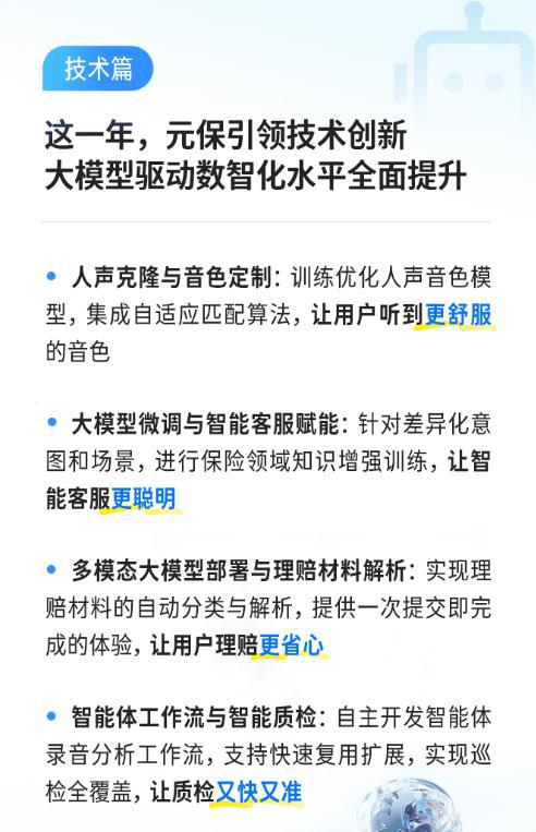 元保2024年度總結(jié)保險(xiǎn)科技發(fā)展成效顯著